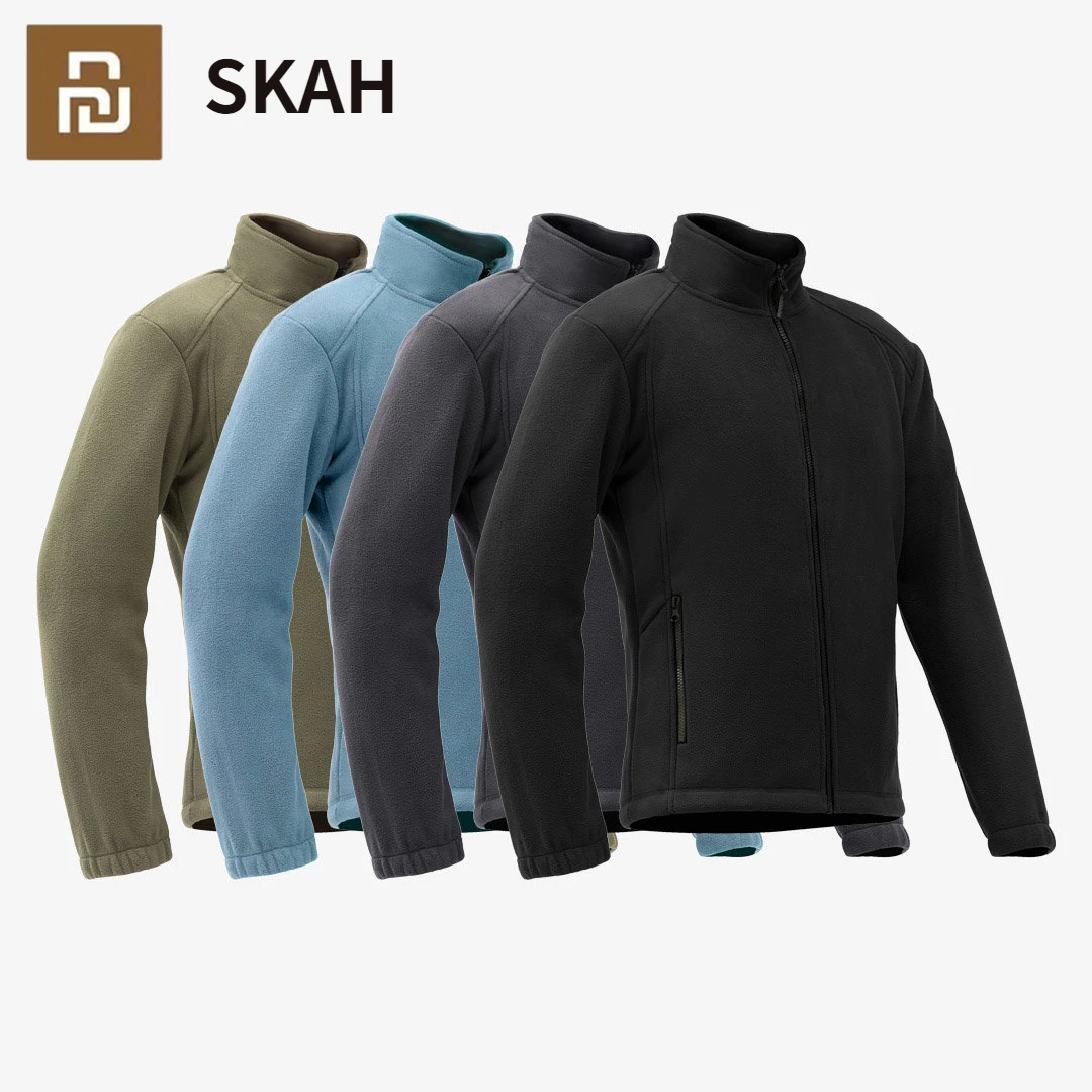 Youpin SKAH Men Fleece Thermal Jacket Winter Military Tactical Jacket Outdoors Sports Coat Male Hiking Thermal Jacket Coat New