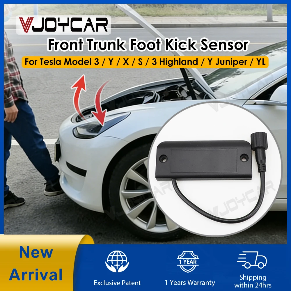 

Vjoycar Foot Sensor Front Trunk Opener for Tesla 3 Highland Y Juniper Automatic Kick Sensor for Model 3 Y X S YL All Range