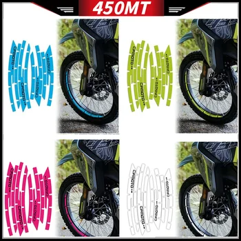 Für cfmoto 450mt rad aufkleber felge motorrad zubehör abenteuer liseret reflektierend auf aufkleber cf moto motos mt450 mt 450 2024