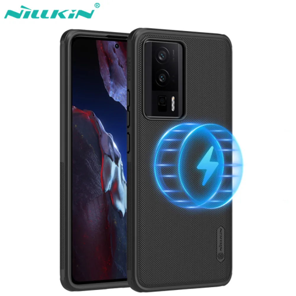 

Nillkin For Xiaomi Poco F5 Pro Magnetic Case Super Frosted Shield Pro Protection Back Cover For Xiaomi Poco F5 Pro Magsafe Case