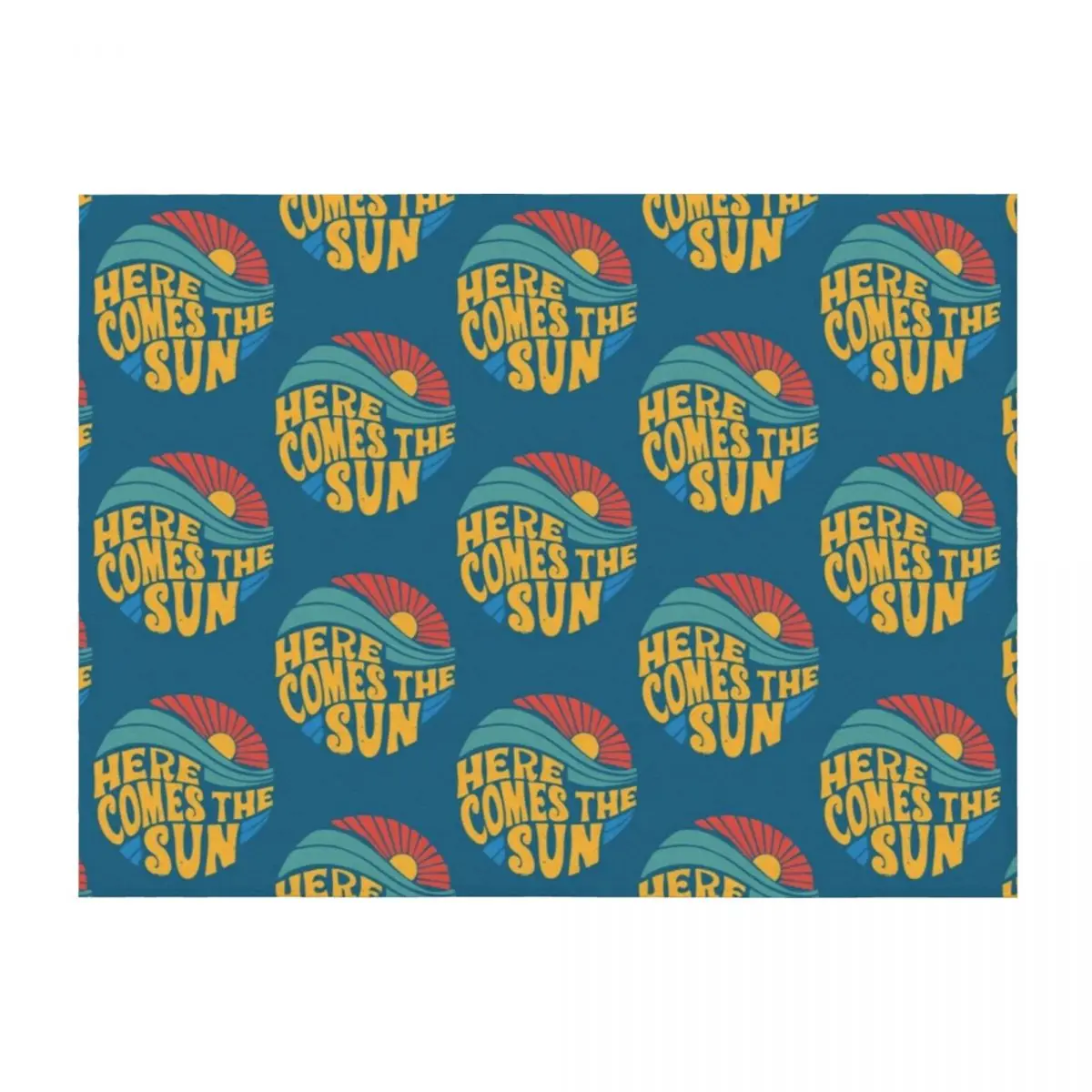 

Here Comes the Sun Throw Blanket Travel For Baby Plaid Blankets