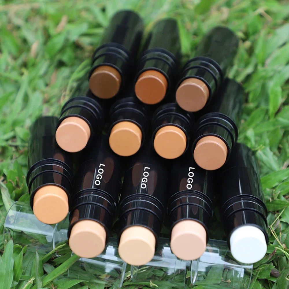 Private Label Concealer Double-head Custom Bulk Multi-functional Repair Stick 2-in-1 Brighten Skin Waterproof Anti-sweat Makeup