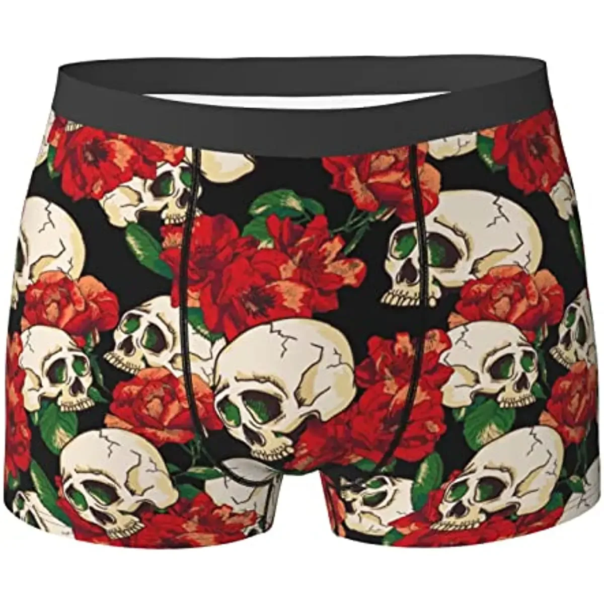 

Sugar Skull Print Men Underwear Boxer Briefs Regular Sport Mens Boxer Briefs Underwear Men