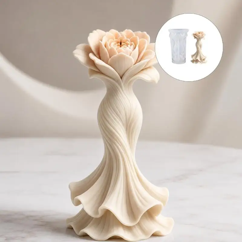 E8BD Flexible DIY Form for Fish Tail Flower Display Crafting
