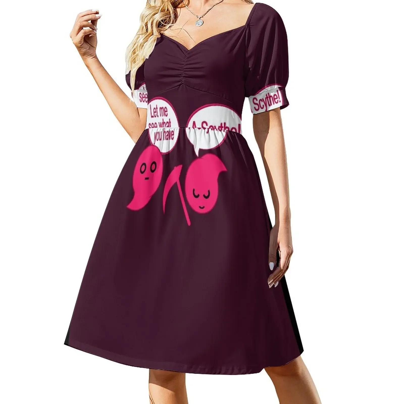 

Just Shapes and Beats: La Danse Macabre Sleeveless Dress Women's summer dresses Dress