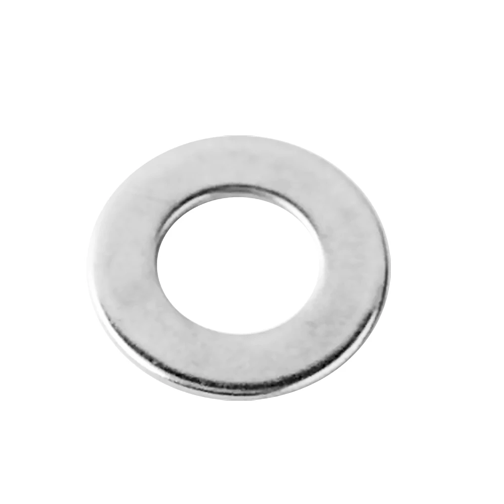 

304 Stainless Steel Screw Gasket Leakproof Flat Round Washer Screw Accessories, Black, 684Pcs
