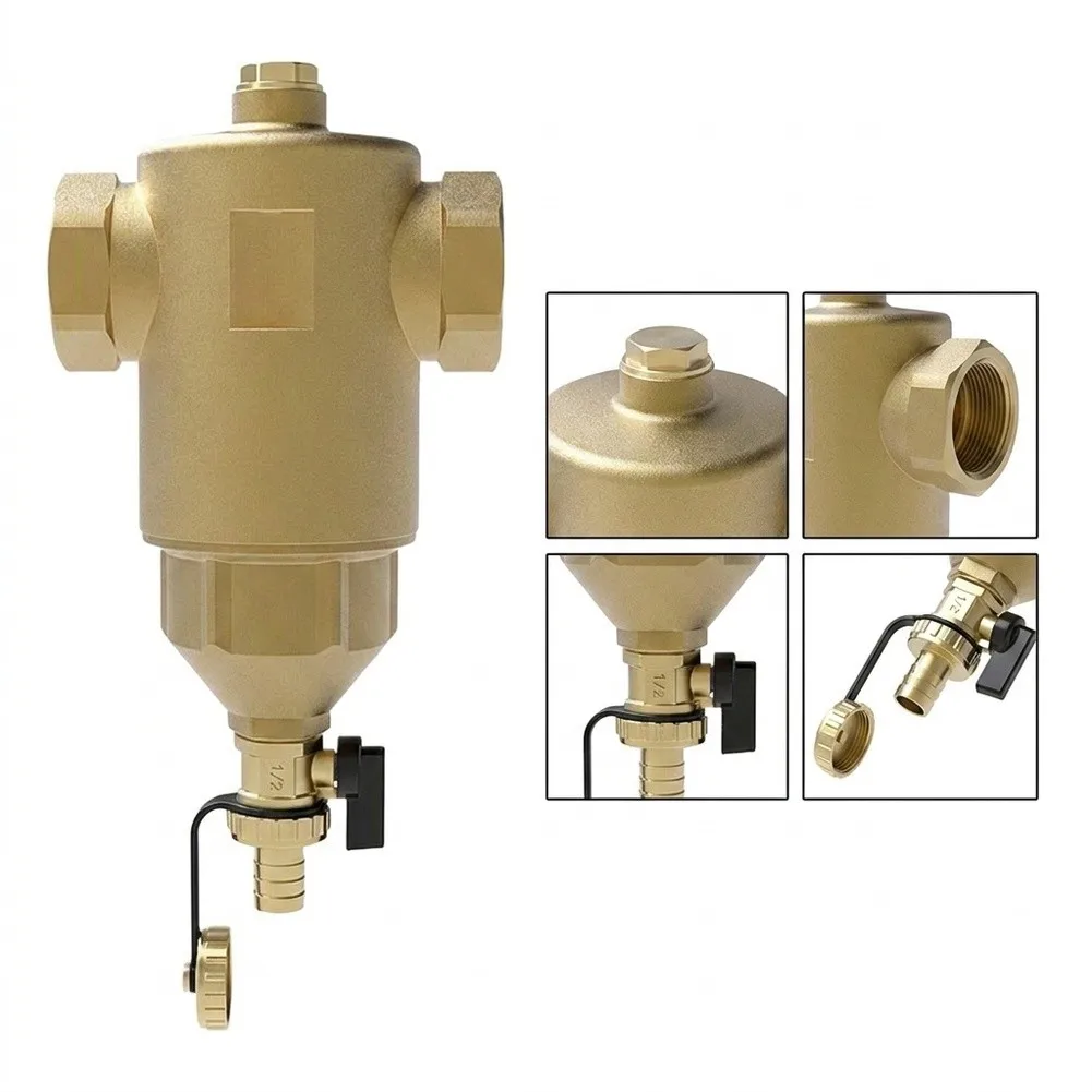 For Protecting Plumbing Appliances Brass Spin-Down Filter Cleaning Tool For Filters Sediment Filter Water Sand Trap