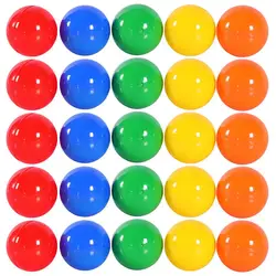 50Pcs Lottery Balls Colored Raffle Lottery Table Game mixed color ball smooth seamless cover opening grabbing the prize ball