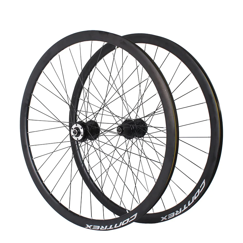 Gravel Bike Wheelset Quick Release Gravel Road Bike Wheel Rims 700Cx25-42C Bicycle Wheels Double Layer Aluminum Alloy Rims