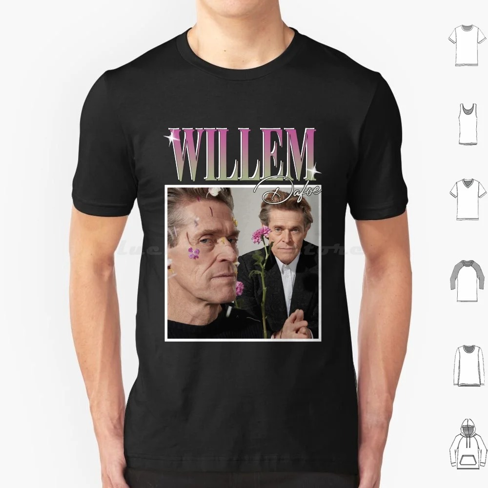 Willem Dafoe T Shirt Cotton Men Women DIY Print Willem Dafoe Movie Film The Lighthouse A24 Robert Eggers Robert Pattinson