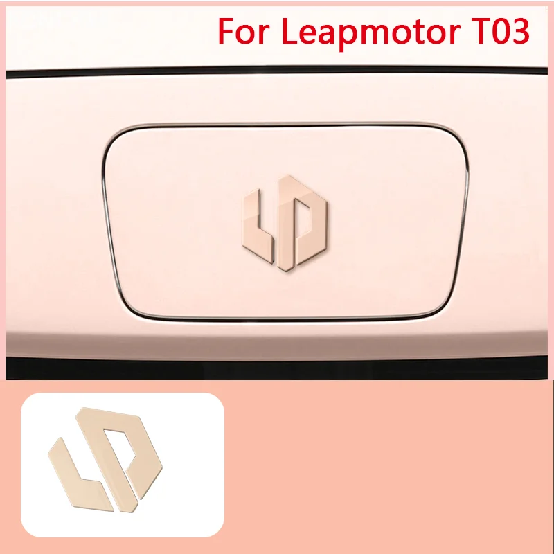 

Front Car Logo Color-changing Stickers for Leapmotor T03 2024 2025 Car Logo Cover Sticker Automobile Modification Supplies
