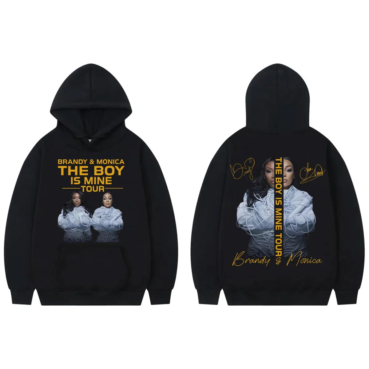 

Brandy & Monica The Boy Is Mine Tour 2025 Graphic Hoodie Men's Women Hip Hop Vintage Sweatshirts Fashion Y2k Aesthetic Pullovers