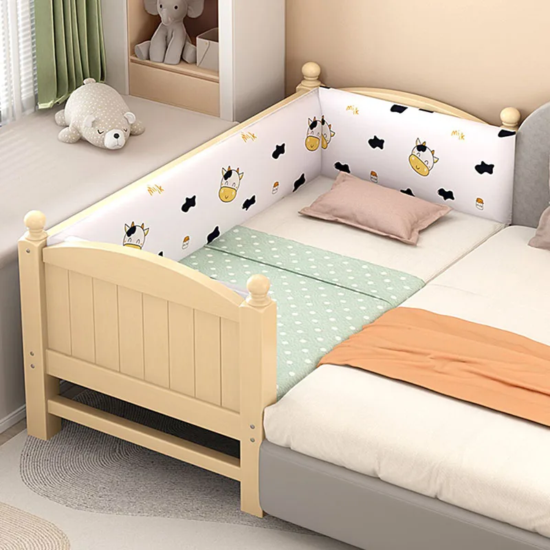 Railing Wood Sleeping Beds Children Safety Girls Modern Luxury Kids Beds Boys Fashion Platform Beliche Infantil Furniture