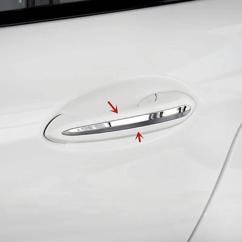 لسيارات BMW 5 Series G30 G38 2018-2022 ABS ألياف الكربون مقبض الباب الخارجي شرائط الديكور اكسسوارات السيارات