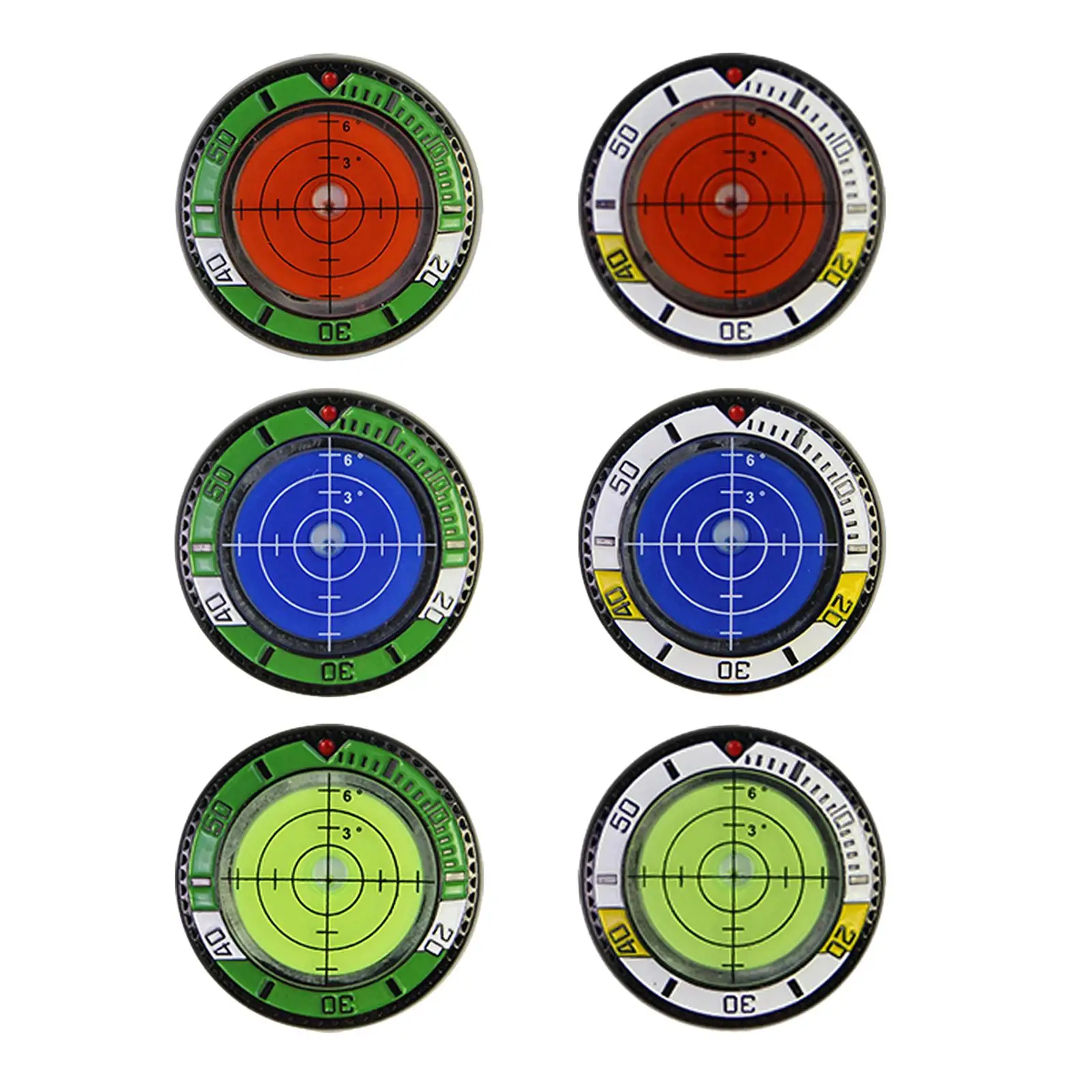 Golf Putting Green Reader, Indicador de pelotas de golf, Bola compacta de burbujas circulares