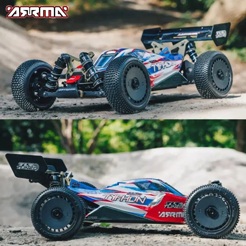 ARRMA 1/8 TYPHON 6S TLR ضبط 4X4 RTR فرش عربات التي تجرها الدواب RC الكهربائية التحكم عن بعد نموذج سيارة عربات التي تجرها الدواب سباق اللعب