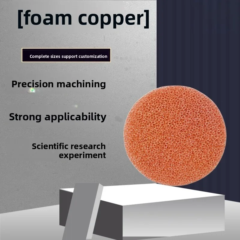 

Scientific Experiment Porous Copper Foam Thermal Dissipation Electromagnetic Shielding Catalyst Material Metal Filter For Lab