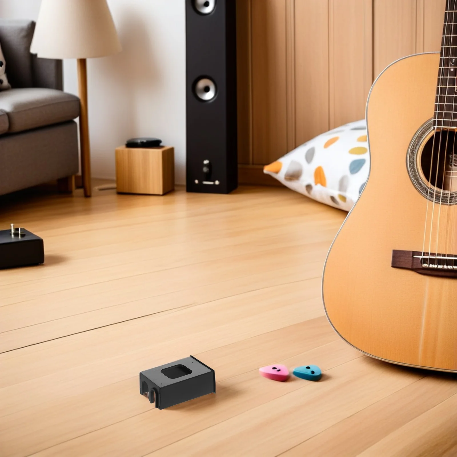 

3Pcs Pickup Box Plastic Replacement Cover Holder Stable Fit for Eq7545r Acoustic Guitar Case