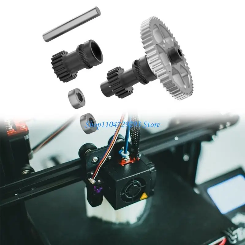

Y2GD Integrated Shafts Gear Set Sherpas Spur Gear for Enhanceds Concentricity and Reduced Eccentric Rotation in Printing