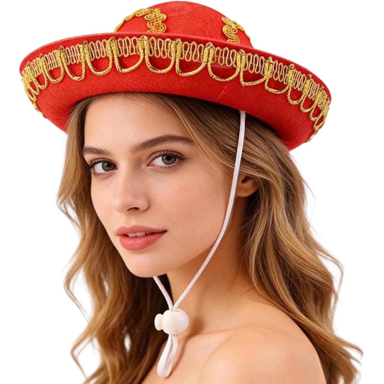 

Beach Hats Ethnic Style Sombrero Hat Rolled Brim Mexico Hat Cosplay Party Adult Mexican Caps Costume Accessories Outdoor Sun Hat