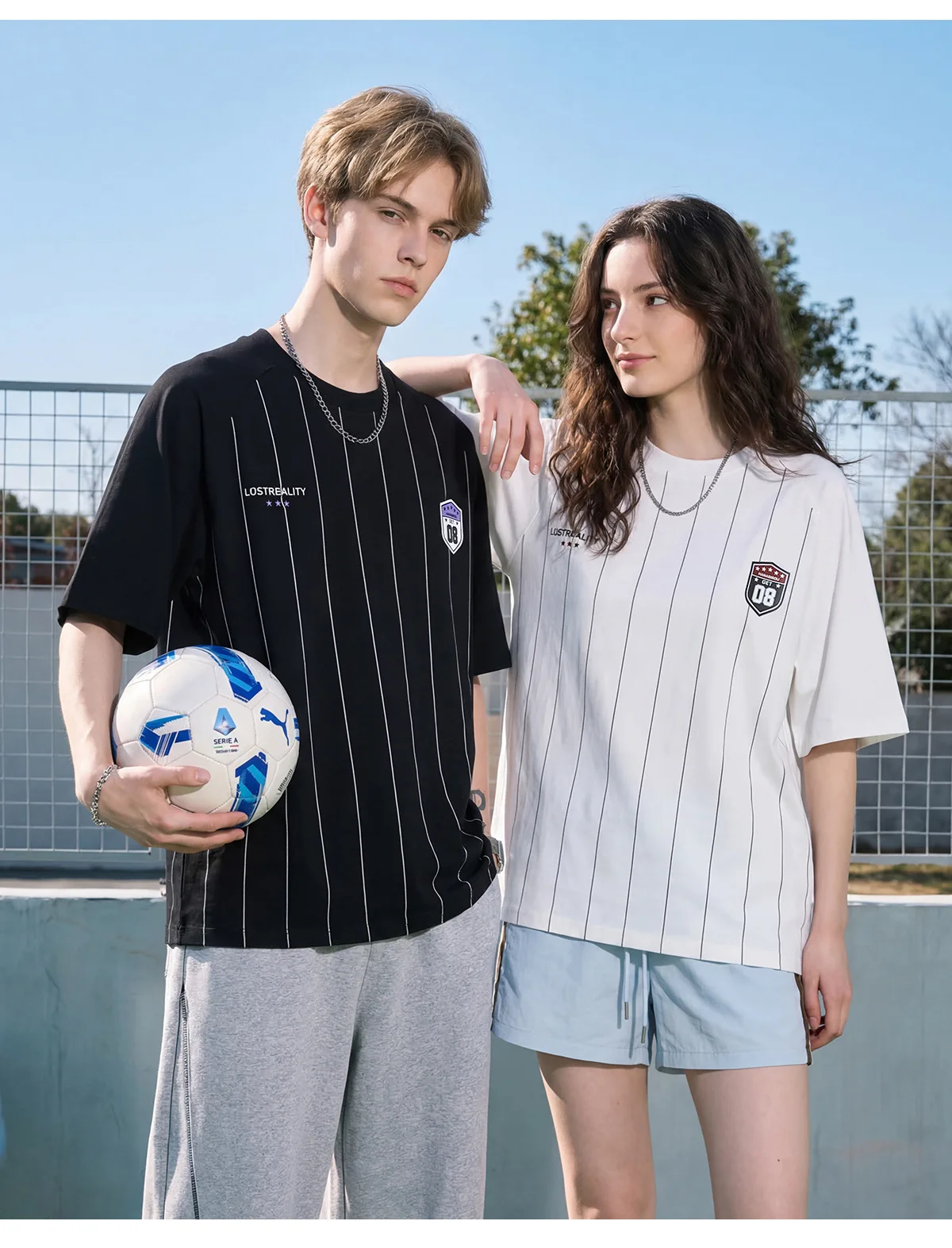 Men's Vintage Print Short Sleeved T-Shirt Seasonal Outdoor Sports Jersey with Colour-Blocked Stripes Cotton
