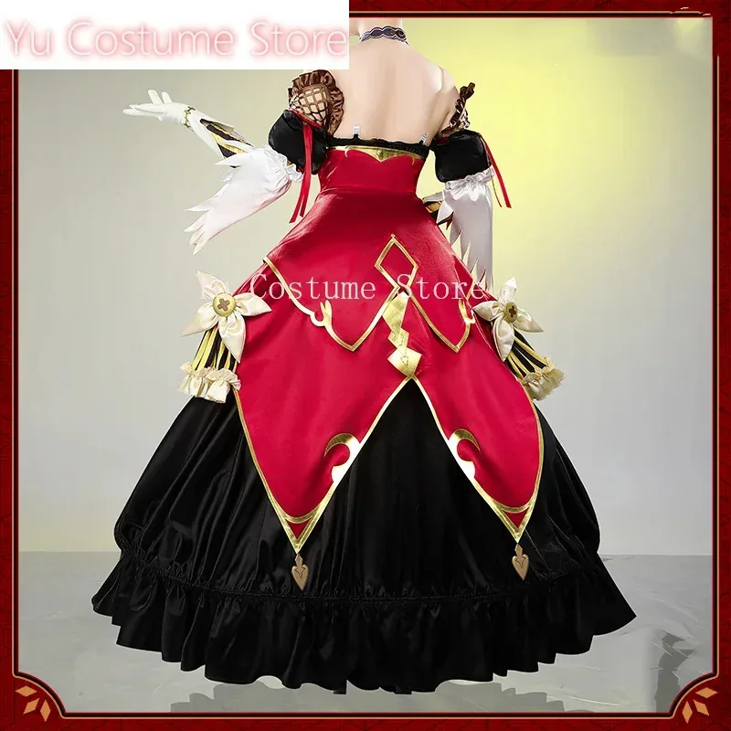 يو Umamusume: أزياء ديربي جينتيلدونا الجميلة التأثيرية كوس لعبة أنيمي زي حفلة الهالوين ملابس لعب الأدوار Dress5;c,8'z,6.k;
