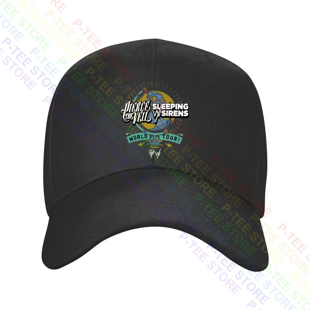 

World Tour Pop Punk Pierce The Veil Sleeping With Sirens 2015 Baseball Cap Snapback Caps Knitted Bucket Hat