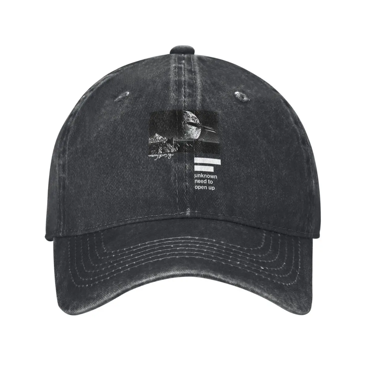

Unknown Need Open Up Summer demin Trucker Hat Durable for All Seasons Cap Female Men's Baseball Cap