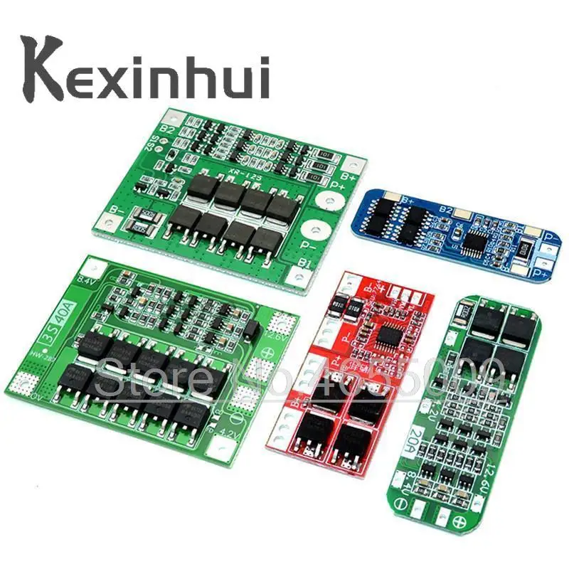 3S 10A 20A 25A 30A 40A 60A Li-ion Lithium Battery 18650 Charger PCB BMS Protection Board For Drill Motor Lipo Cell Module