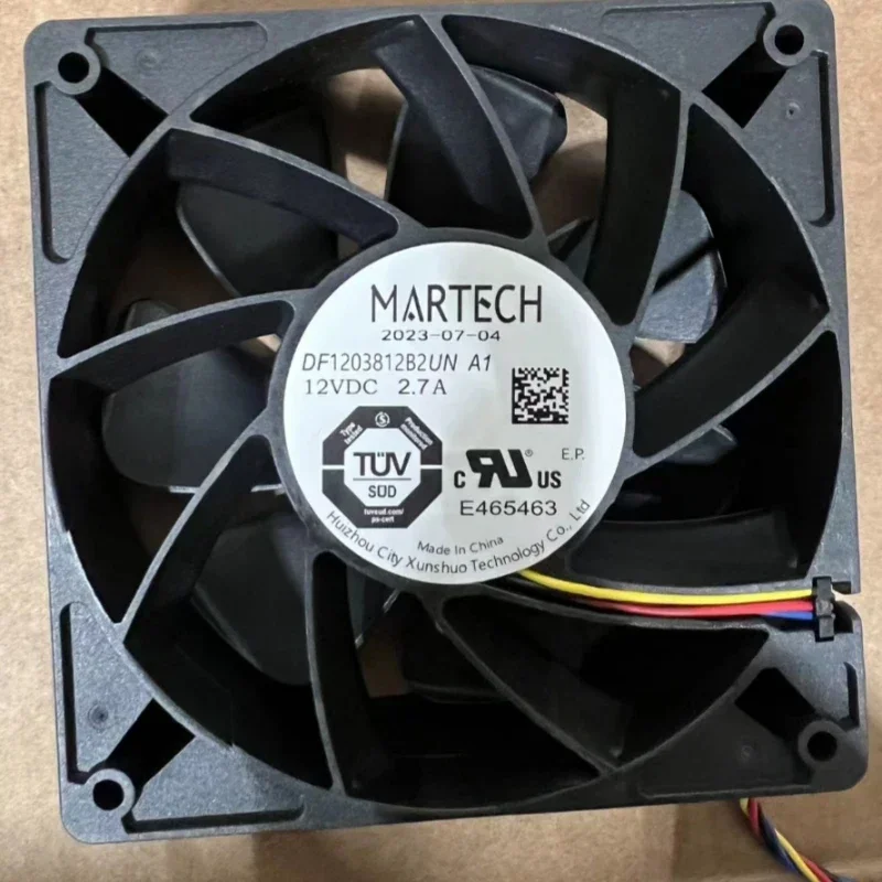 พัดลมระบายความร้อน CPU 4-Wire สําหรับ MARTECH DF 1203812 B2UN 12 ซม. 12 V 2.7 Cooler พัดลม 12038 120*120*38 มม. S7 S9 S19 L7 KS3Mbitcoins Miner