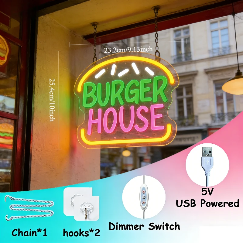 Lampu Dinding LED USB Neon Rum - Commercial Kitchen Light ulasan dan harga