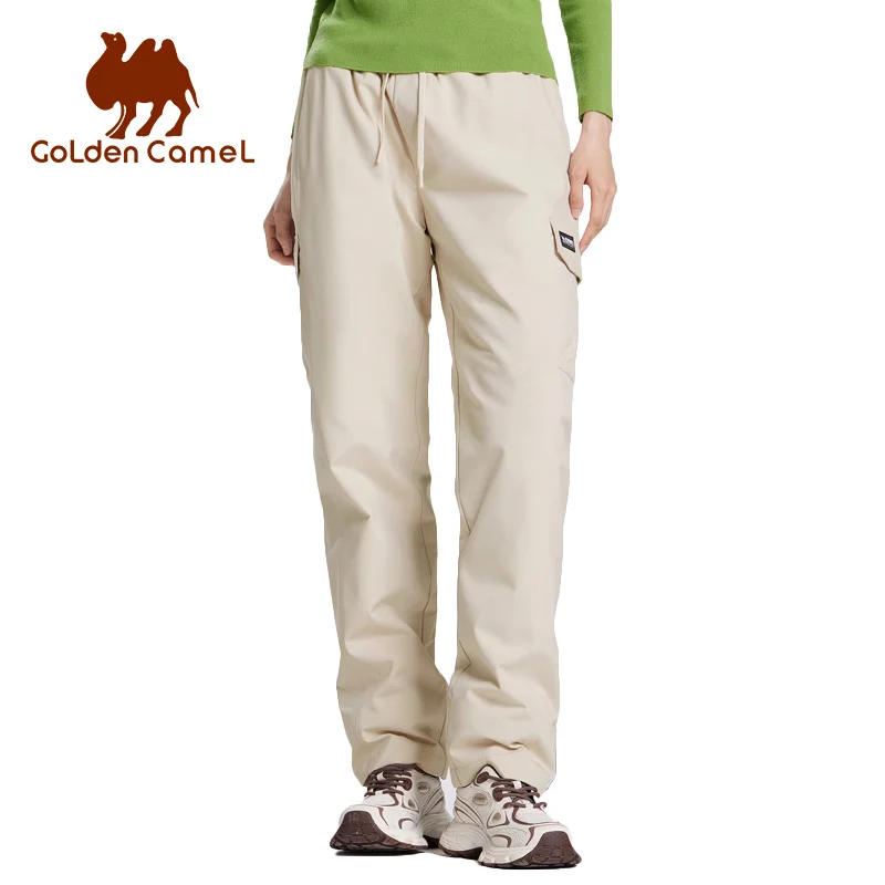 GOLDEN CAMEL Unisex Down Pants Splash-proof White Duck Trousers Thick Warm Casual Workwear Waterproof 2024 Winter New