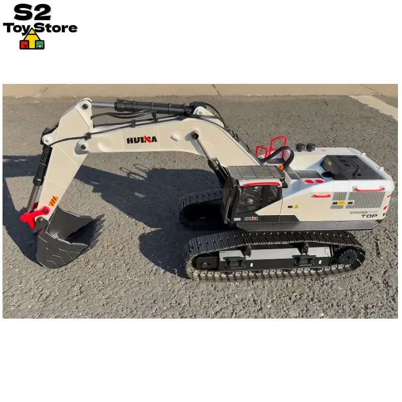 

Huina 594 22-канальный легкосплавный гусеничный радиоуправляемый экскаватор, большая модель инженерного автомобиля 1:14, радиоуправляемая игрушка премиум-класса для мальчиков и любителей, подарок для мальчика