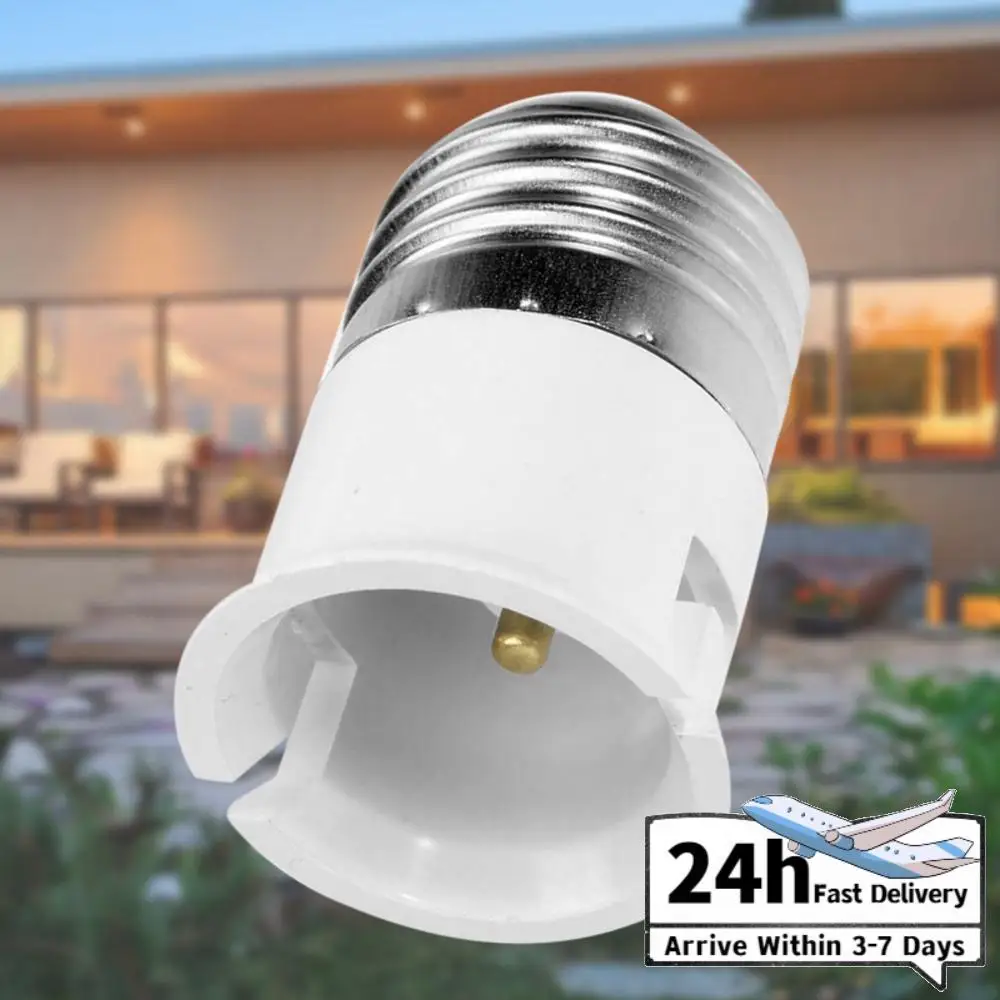 

Переходник E27 на B22 для ламп, адаптер-переходник для патрона, аксессуары для освещения, белый