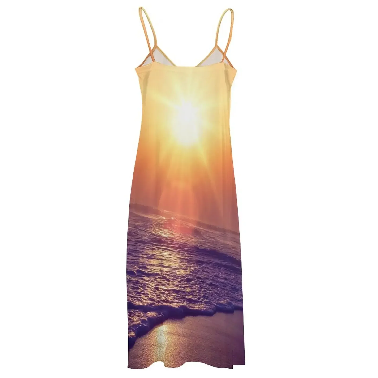 Sunset Sleeveless Dress dress women summer prom clothes beach outfits for women