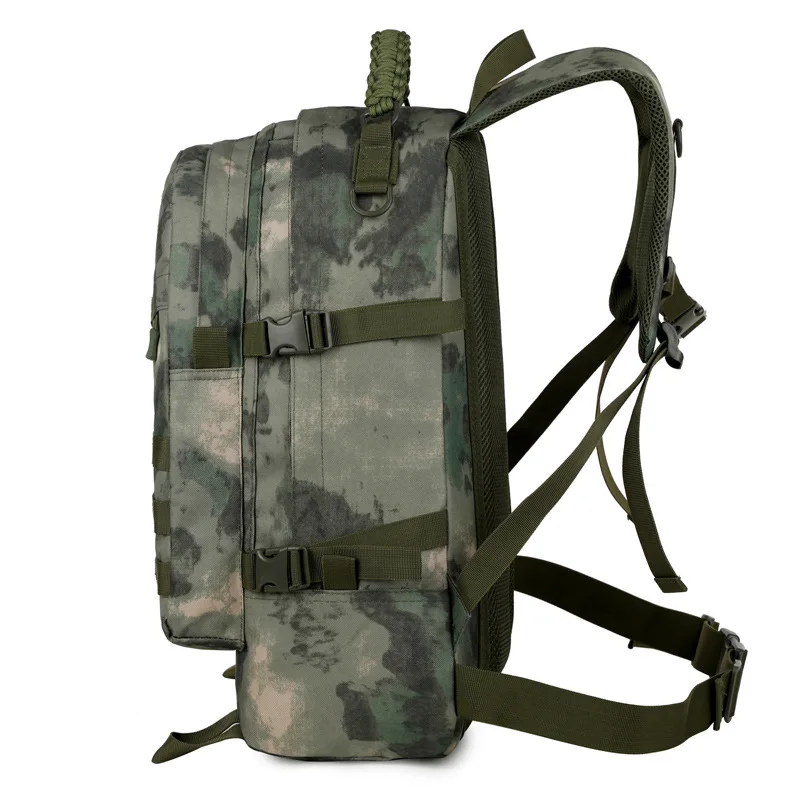 Imagem -03 - Mochila de Camuflagem Tática Multifuncional para Homens Grande Capacidade ao ar Livre Caminhadas Deserto Mochilas de Acampamento Bolsa Esportiva