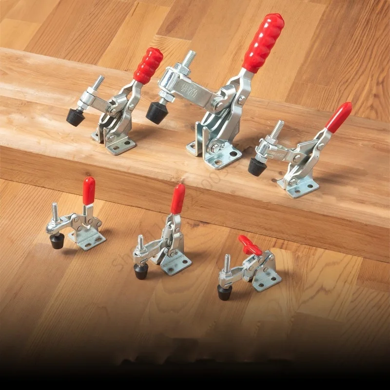 2 قطعة المشابك الأفقية الإفراج السريع قفل رافعة السحابة أداة اليد GH-201/201A/201B/201C/225D تبديل المشبك أداة نجارة #5