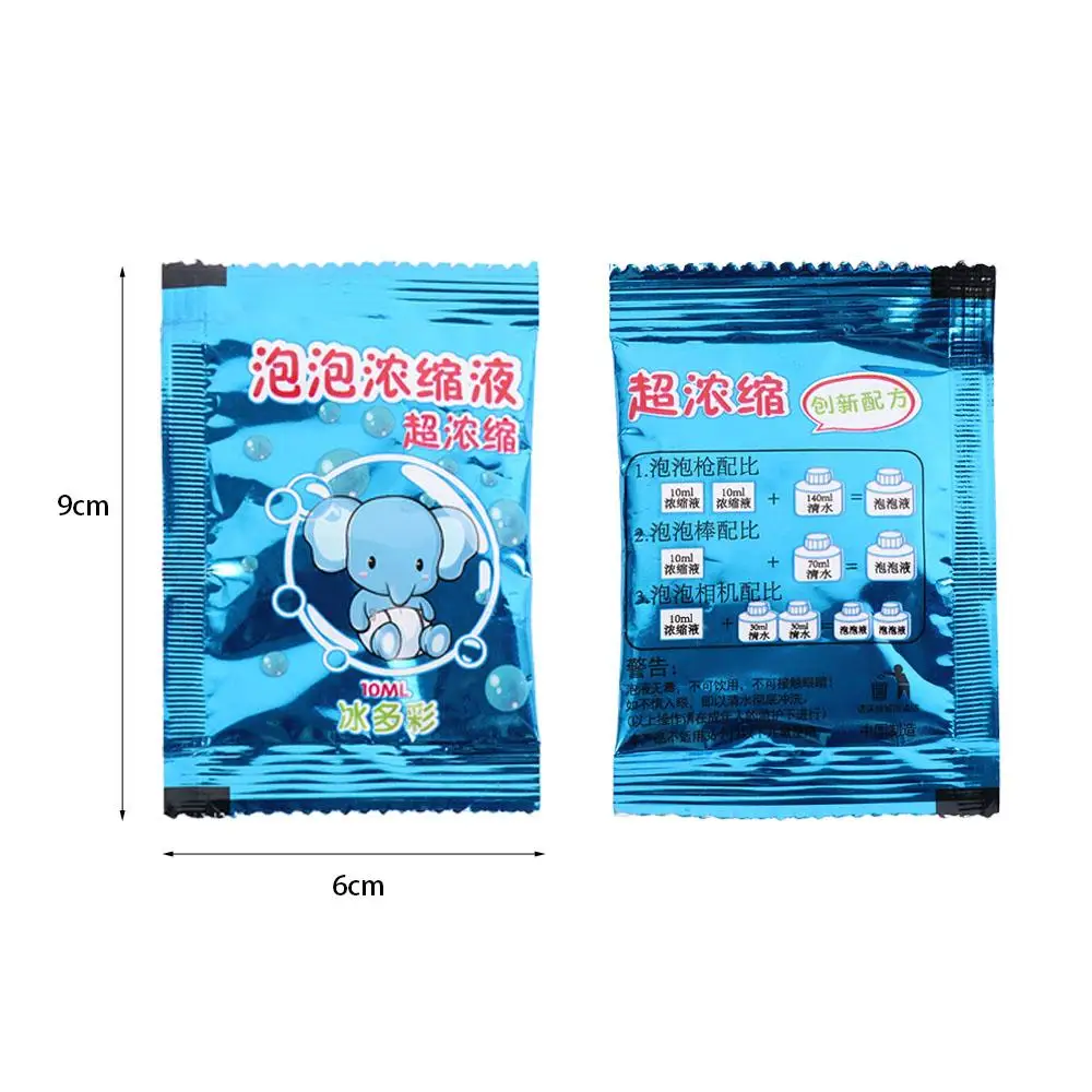 Beutel, 10 ml, konzentrierte Blasenlösung, Seife, sicher, konzentrierte Blasenflüssigkeit, umweltfreundliches Blasengänzungsmittel, Blasengebläse