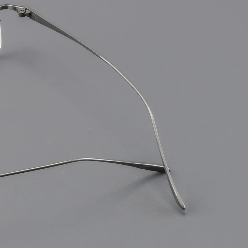 OLLYMURS Ultralight Fashion Business Premium Pure Titanium Eyeglasses Luxury Men's Optical Prescription Rimless Glasses  Eyewear