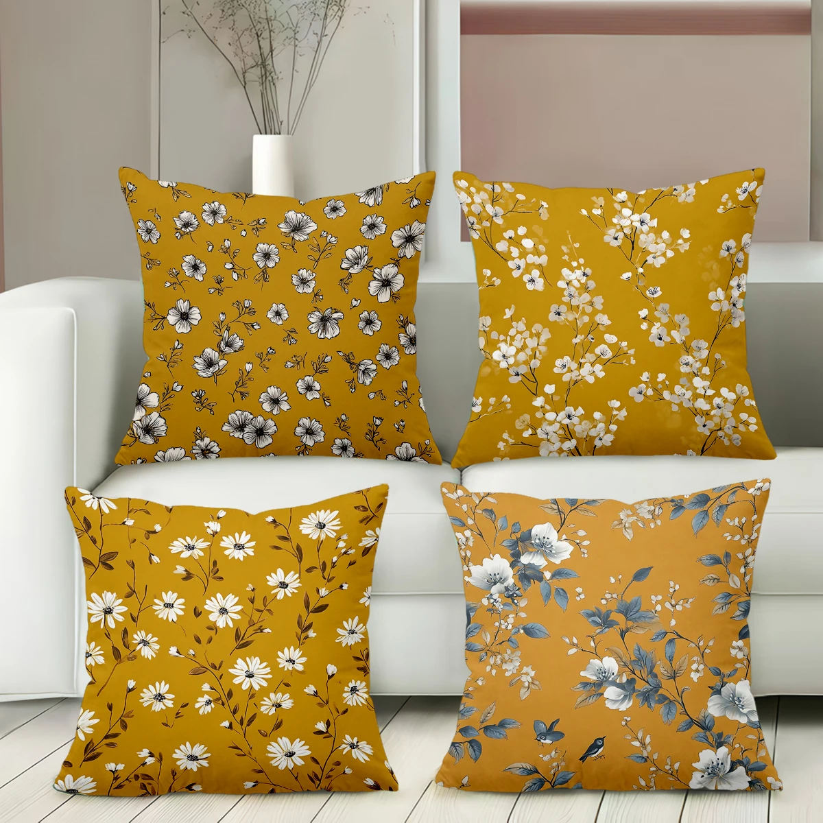 Yellow Floral Patte…