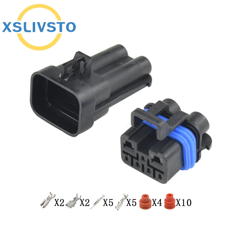 1/5/10/20 Sets 7 Pin 1.5 2.8 Series Composite Connector 12052200 12059472 Automobile Wire Harness Waterproof Socket