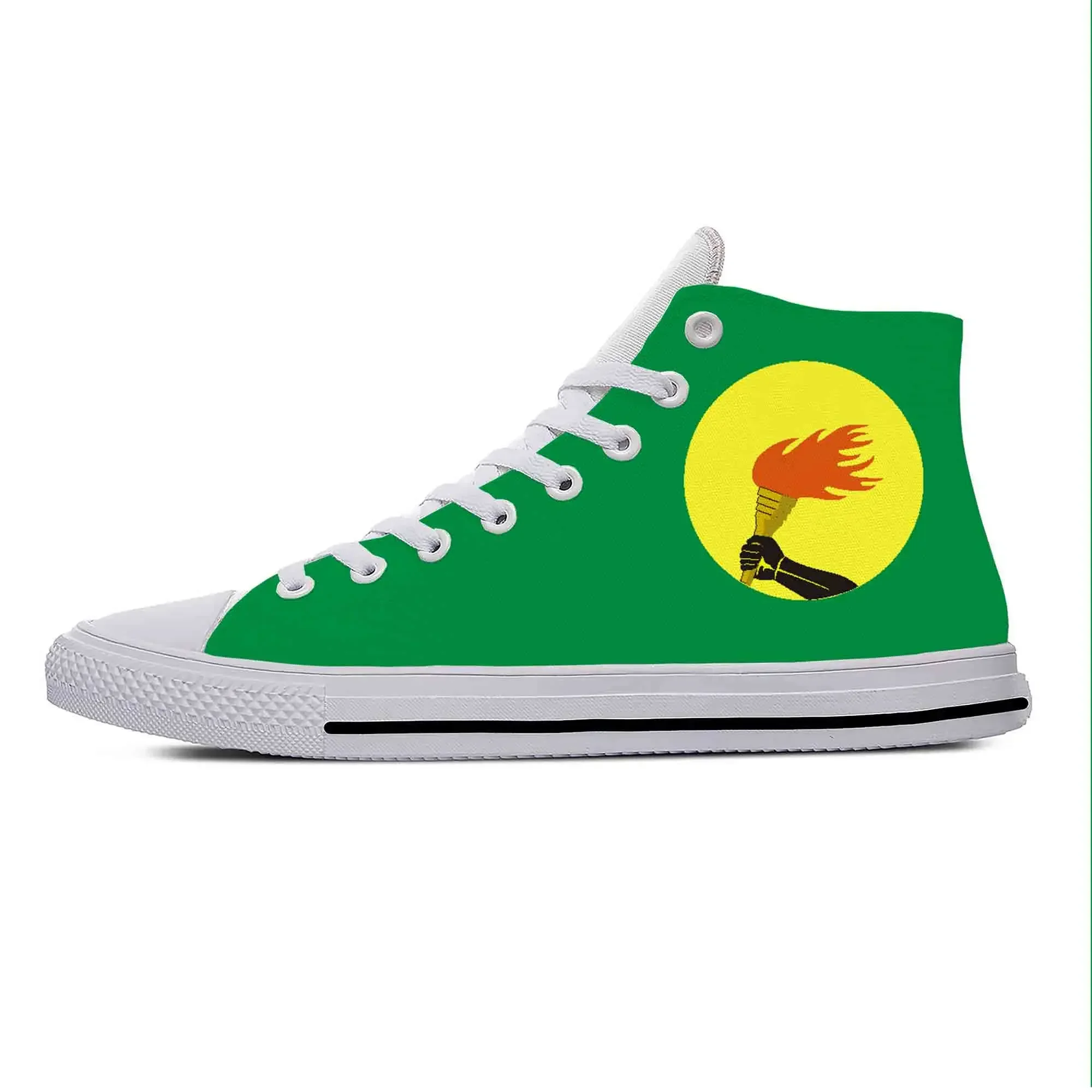 

Congo Zaire Flag Patriotic Pride Fashion Popular Casual Cloth Shoes High Top Lightweight Breathable 3D Print Men Women Sneakers