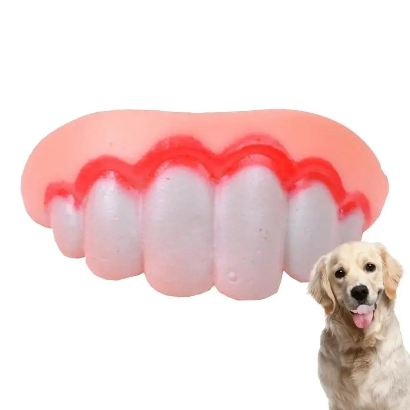 Dentures For Dogs Dog Fake Braces Creative Humorous Durable Tear Resistant Easy To Apply Dog Toy Teeth Funny Halloween Costume