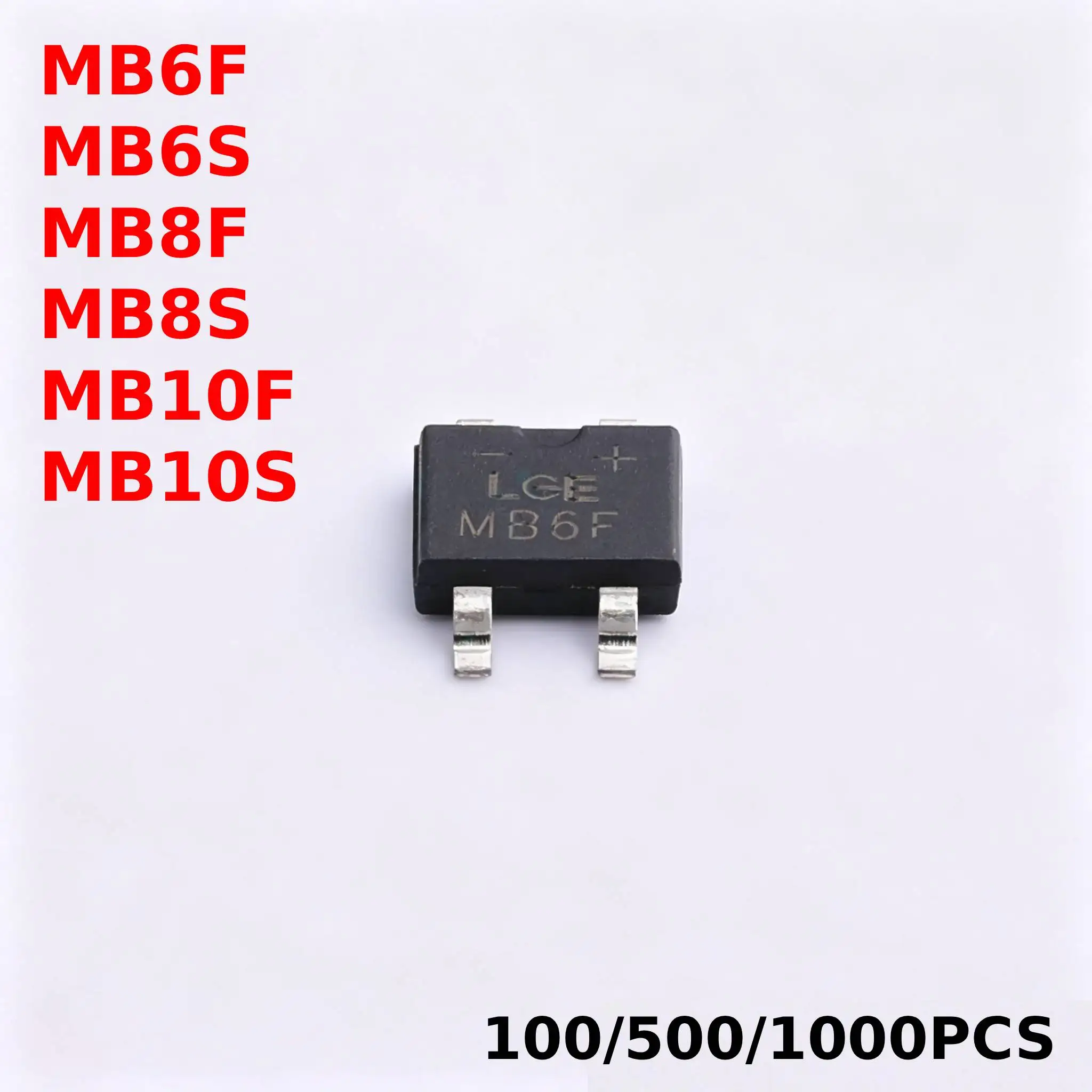 Smd Code Mb6f 100/500/1000PCS SOP4 MB6F MB6S MB8F MB8S MB10F MB10S SMD puente ...