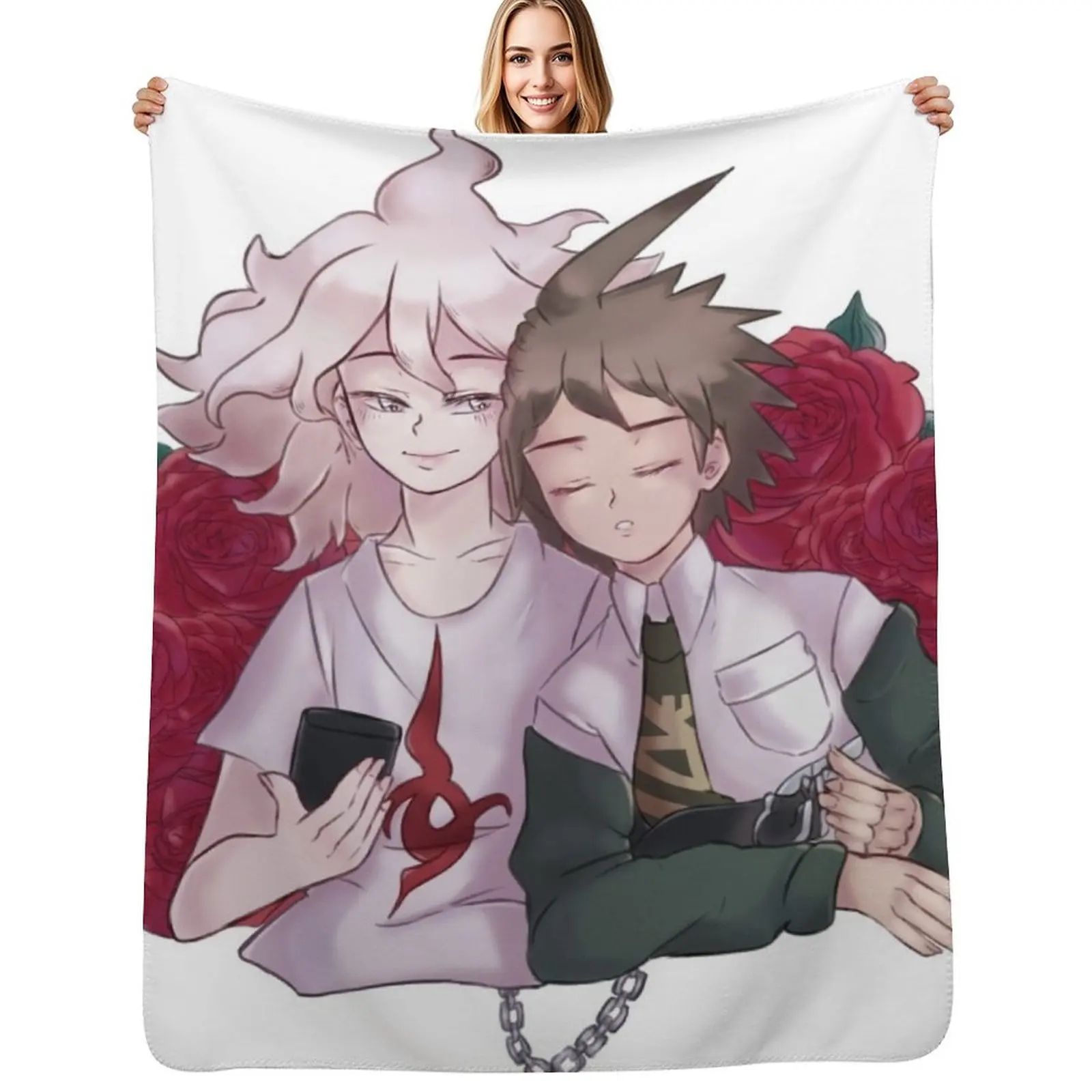 

KomaHina Danganronpa 2: Goodbye Despair Throw Blanket Foldable Soft Warm Blanket for Outdoor Use