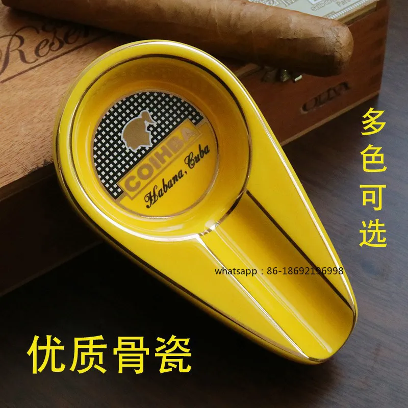 

Пепельница для сигар Творческая личность Мода Керамический металлический портативный домашний резервуар Специальный