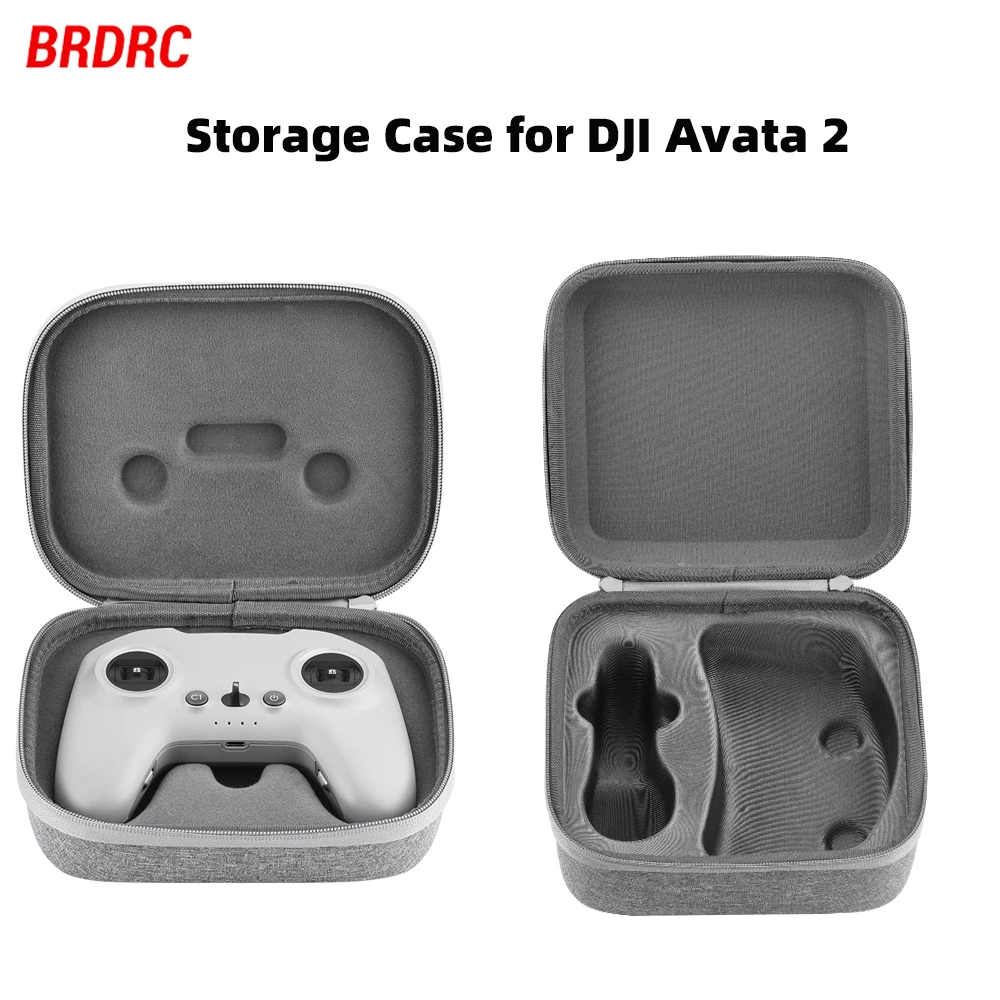 BRDRC Storage Case for DJI Avata 2 Bag Portable Carrying Handbag Splashproof for DJI Goggles 3 FPV Controller Bag Accessories