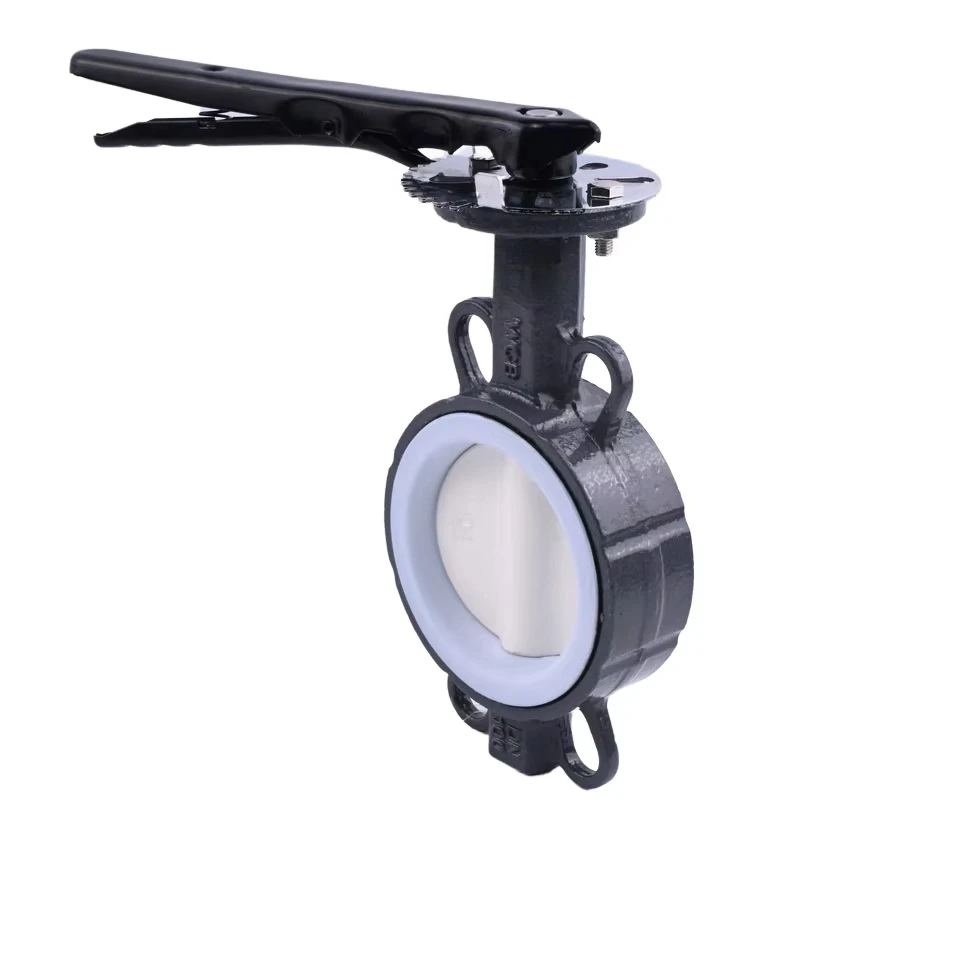 Production of Butterfly Valves with Clamping Handles Thickened Cast Steel Body Seat Butterfly Valves Fast Delivery