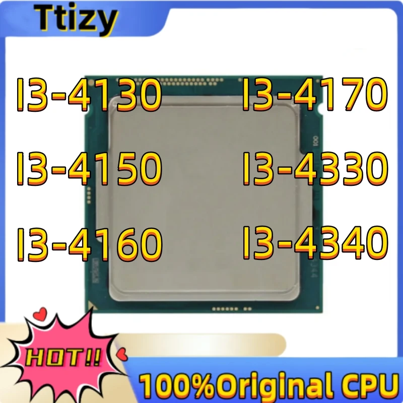 Intel Original I3-4130 I3-4150 I3-4160 I3-4170 I3-4330 I3-4340 LGA 1150 cpu