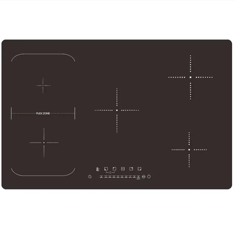 Placa de Inducción, de Alta Potencia, 5 Quemadores, Estufa de Inducción, Empotrable, Electrodoméstico de Cocina, Precio de Fábrica, Estilo Holandés